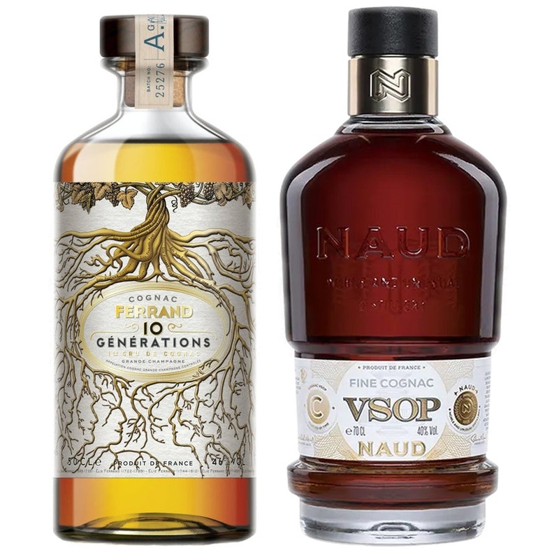 Ferrand 10 Generations Cognac & Naud Cognac VSOP Bundle