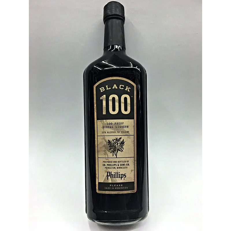 Phillips Black 100 proof 750ml