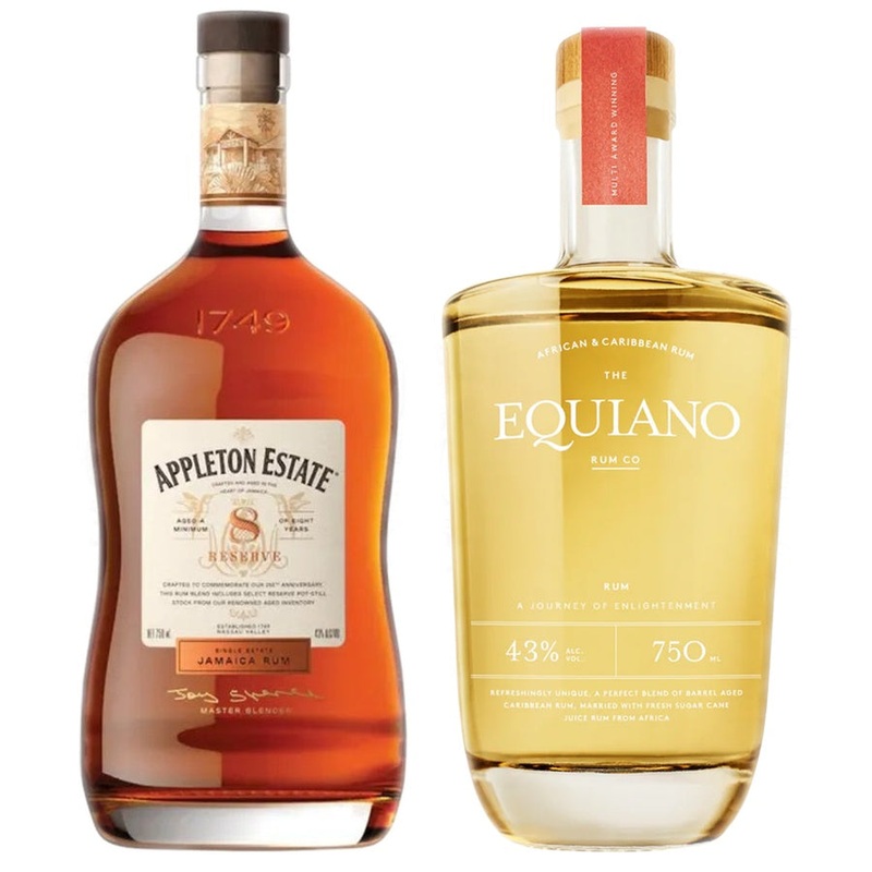 Appleton Estate Aged Rum Reserve 8 Year & Equiano 3 Year Old Light Rum Bundle