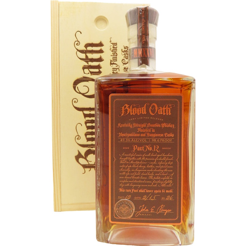 Blood Oath Kentucky Bourbon Whiskey Pact 12 2026 750ml