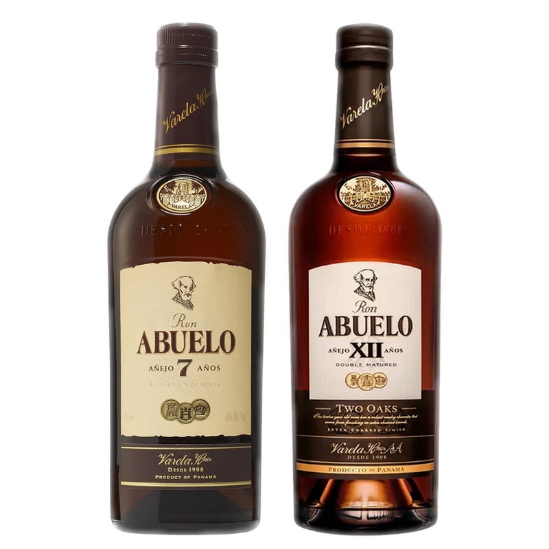 Ron Abuelo Rum Anejo 7 Anos & Ron Abuelo Rum Two Oak 12 Year Bundle