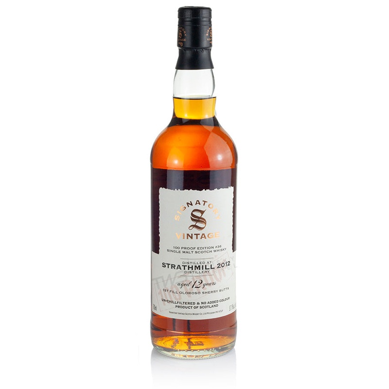 Strathmill 12 Year Old 2012 Signatory 100-Proof Edition #36