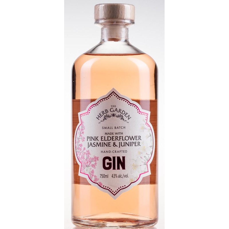 The Herb Garden Pink Elderflower & Jasmine Gin 750ml
