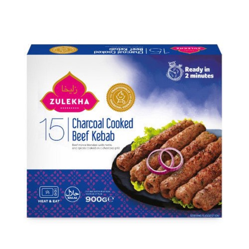 Zulekha Beef Charcoal Kebab - 900g