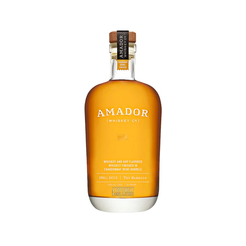 Amador Whiskey Co. Rye Whiskey Small Batch Ten Barrels Finished In Cognac And Shery Barrels 95