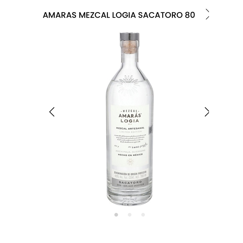 Amaras Mezcal Logia Sacatoro 86