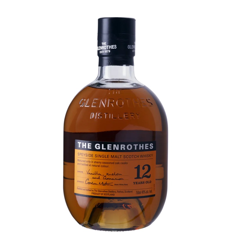 Glenrothes 12 Year Old Single Malt Scotch Whisky 750ml