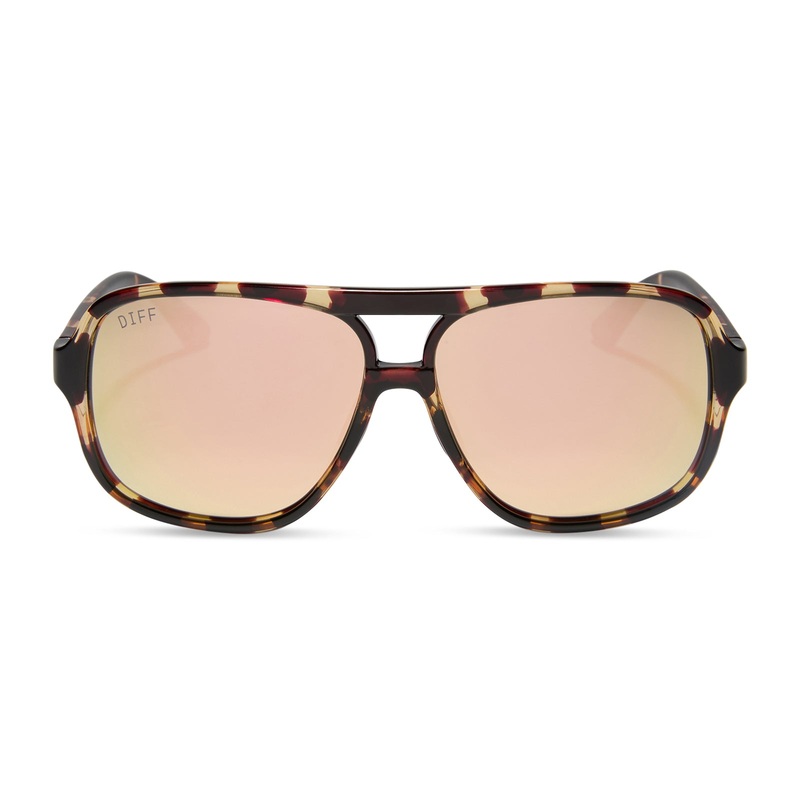 HANGTIME - SPORT TORTOISE + CHAMPAGNE MIRROR + POLARIZED SUNGLASSES