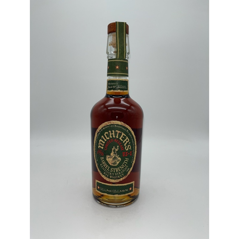 2022 Michter's US-1 Limited Release Barrel Strength Kentucky Straight Rye Whiskey 750ml