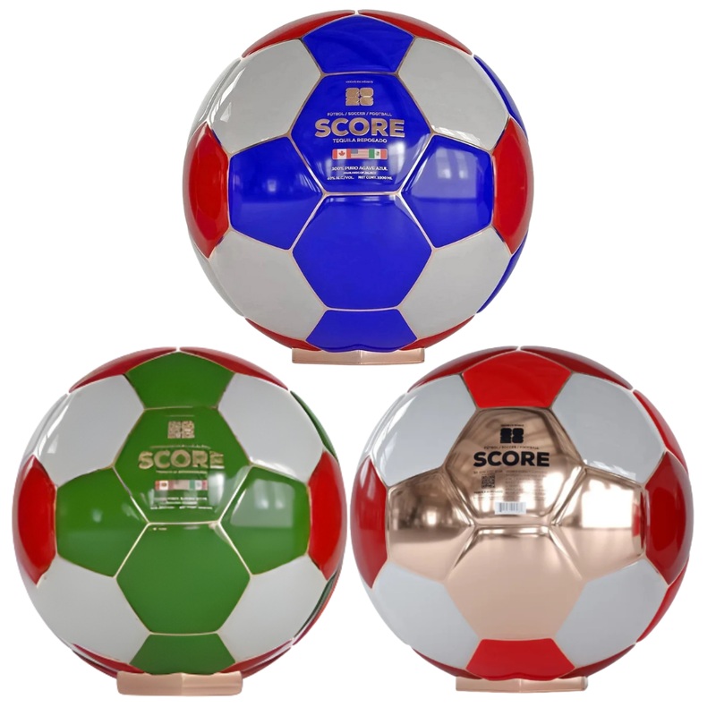 Score Tequila Reposado 2026 USA, Mexico, & Canada Limited Edition Soccer Ball Bundle