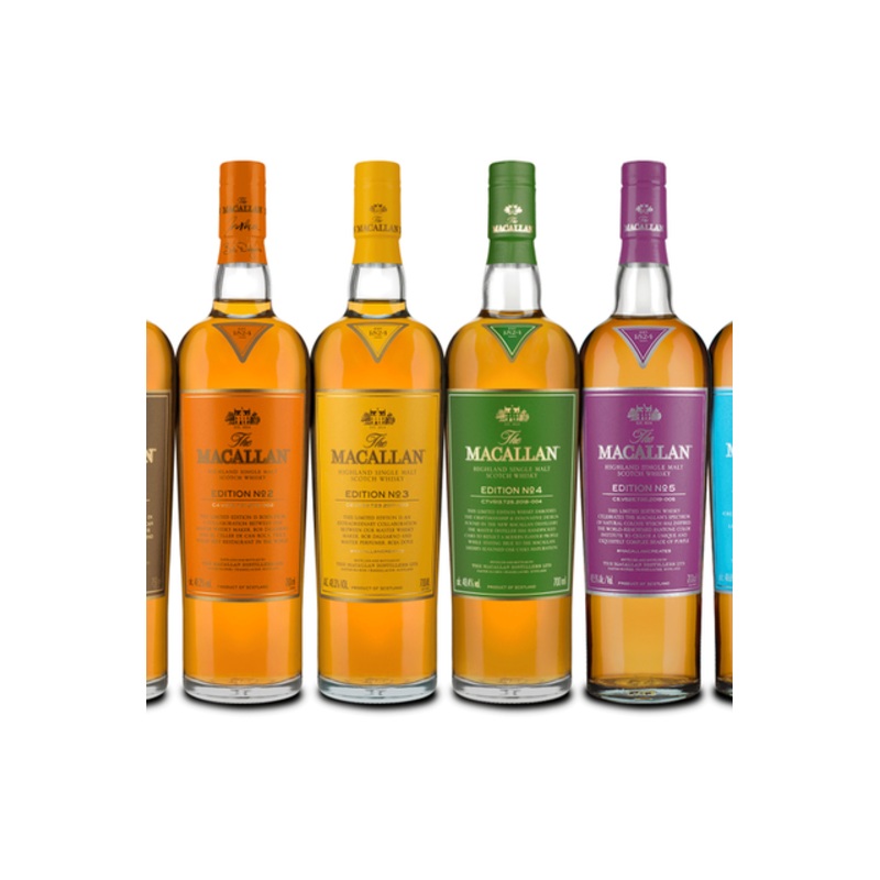 The Macallan Editions Vertical Collection No.1-6