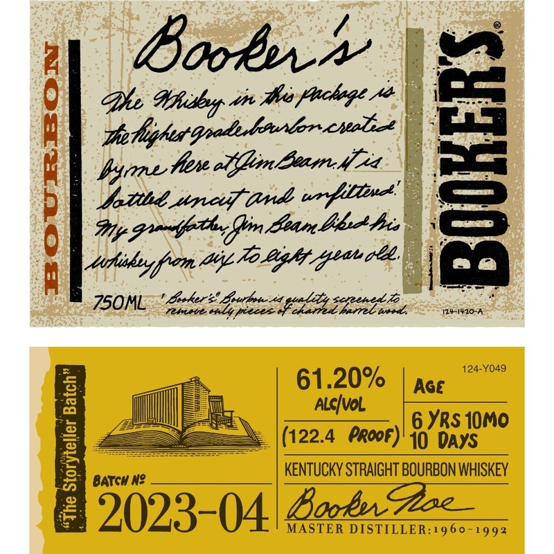 Booker's Bourbon 2023-04 The Storyteller Batch