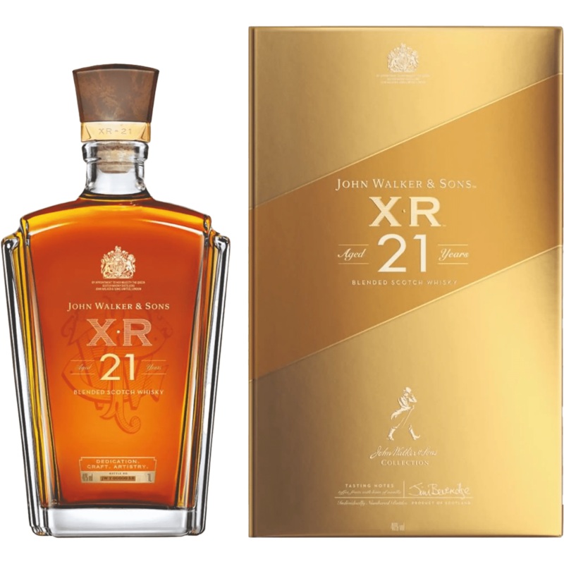 Johnnie Walker and Sons XR 21 Year Blended Scotch Whisky 750ml
