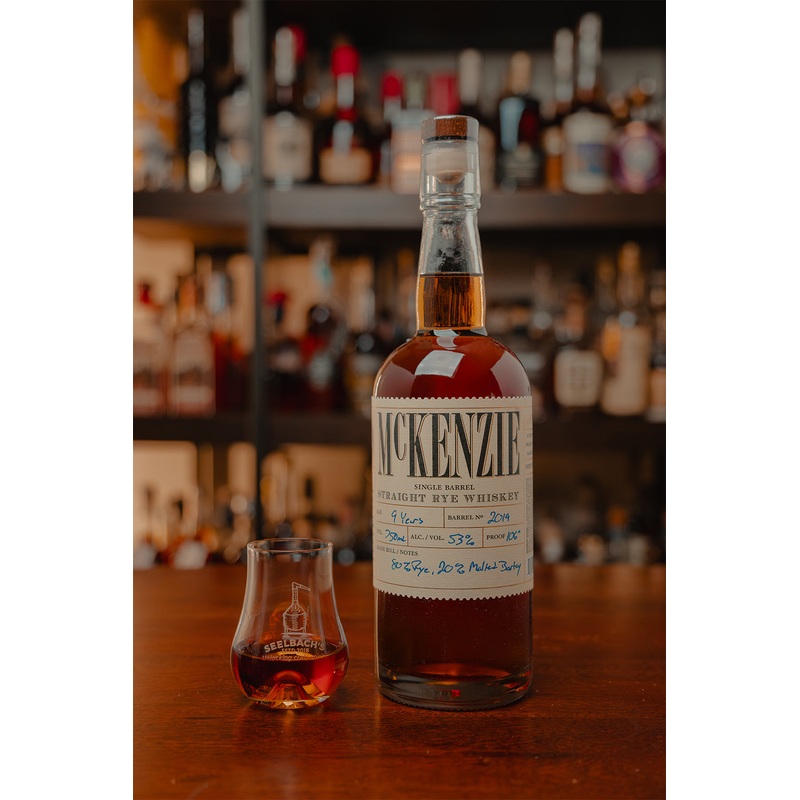 McKenzie Single Barrel 9-Year Rye #2019 106 proof - Selected by Seelbach's & Breaking Bourbon