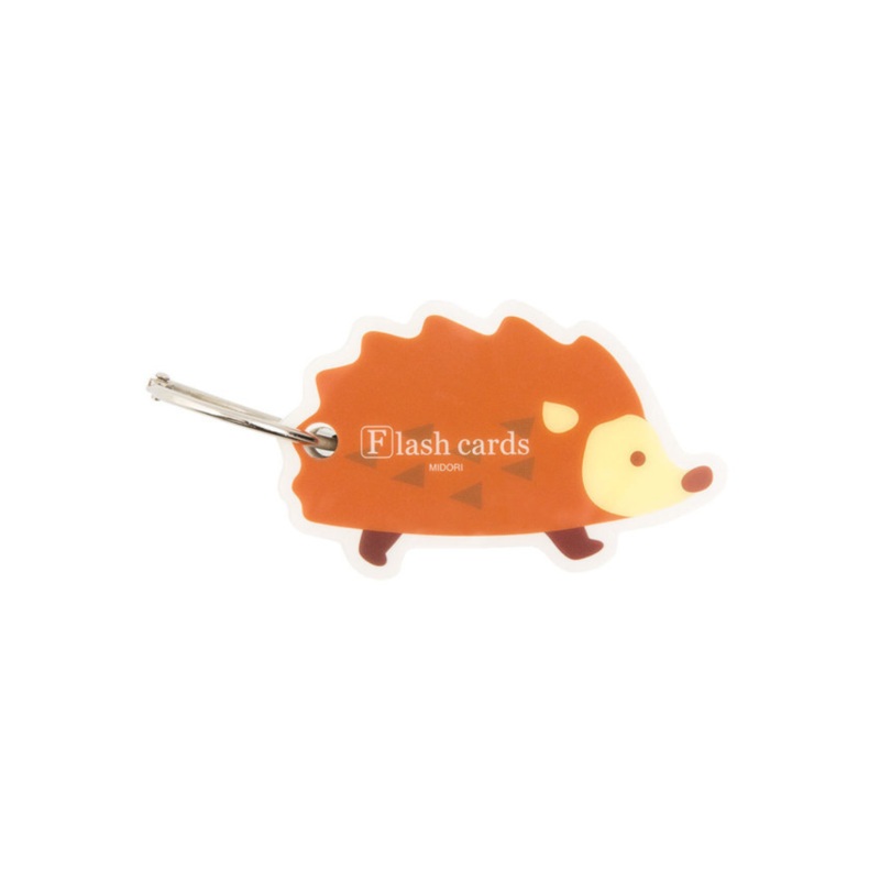 Midori Flash Card Hedgehog (Word Card)