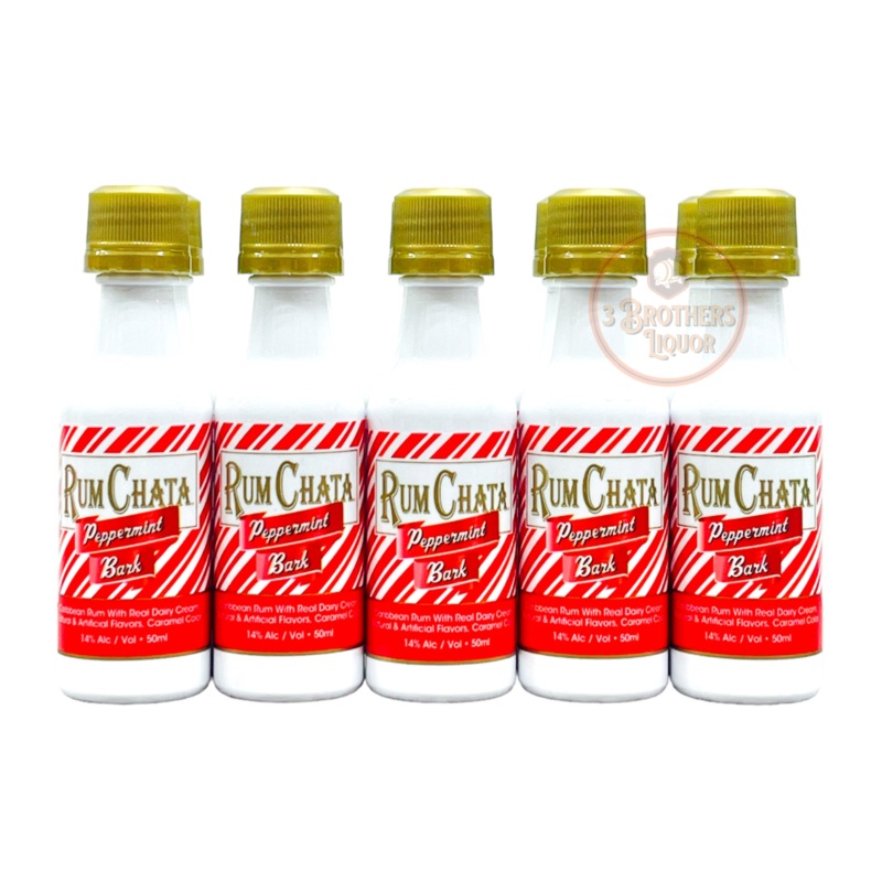 RumChata Peppermint Bark Caribbean Rum Cream Liqueur (10 Of 50ML)
