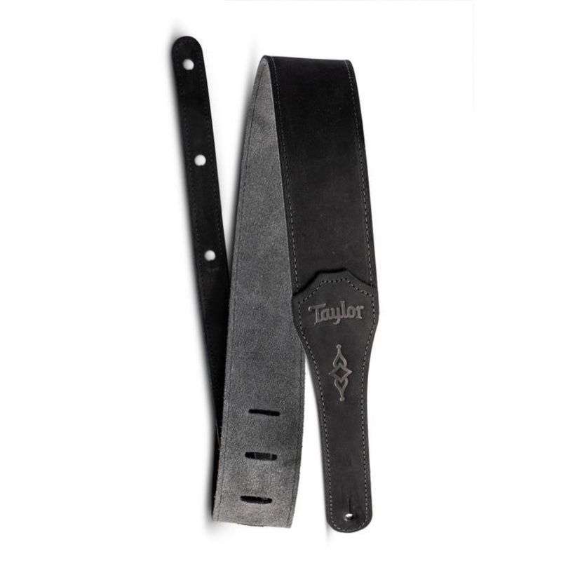 Taylor Gemstone 2.5" Strap Black Leather/Suede