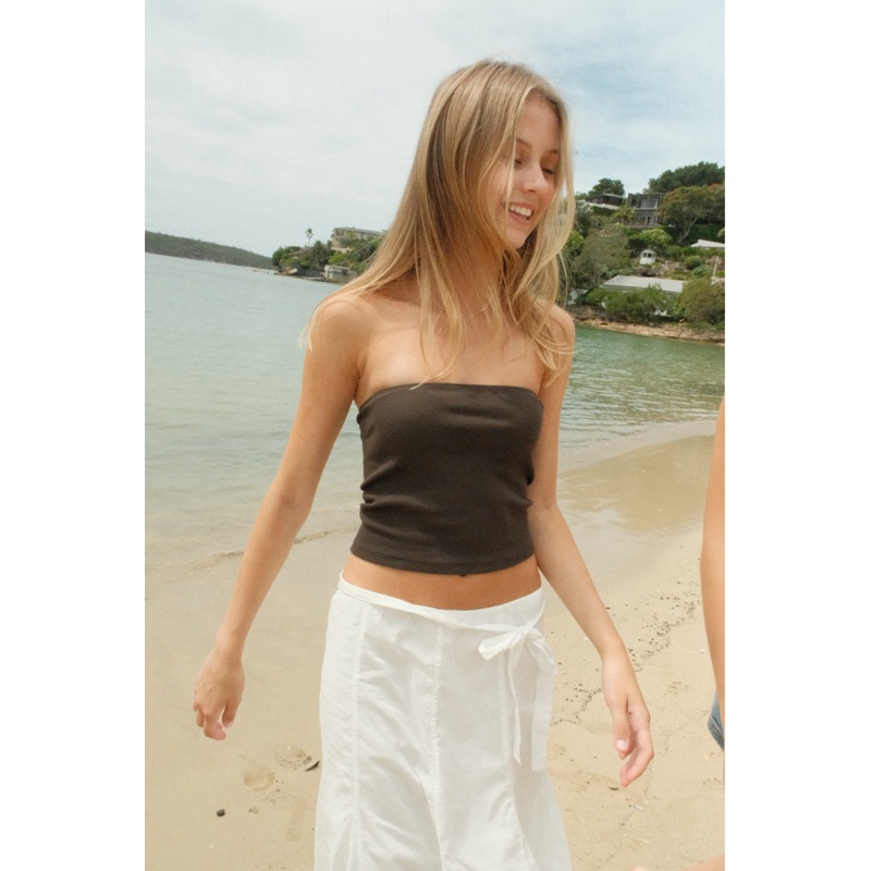 Amelia Crop Top Mocha