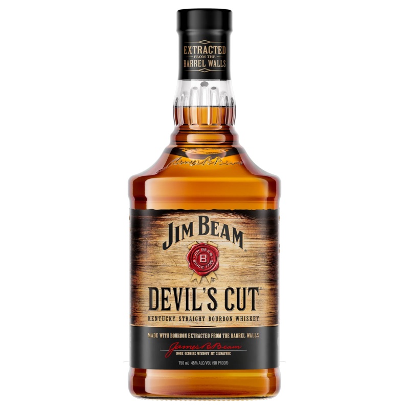Jim Beam Devil's Cut Kentucky Straight Bourbon Whiskey 750ml