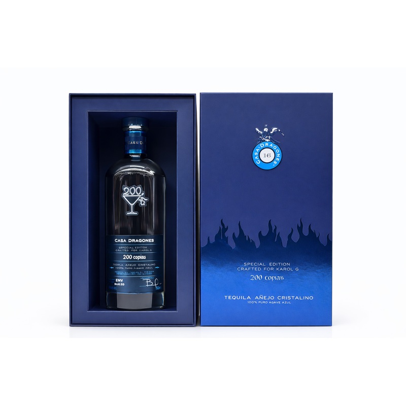 Casa Dragones 200 Copas Cristalino Anejo Tequila By Karol G