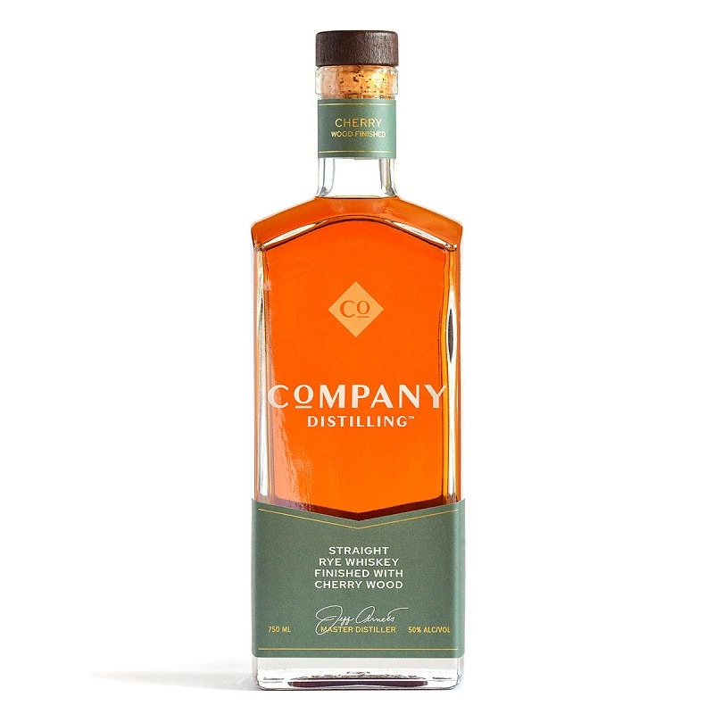 Company Distilling Straight Rye Whiskey Finished with Cherry Wood