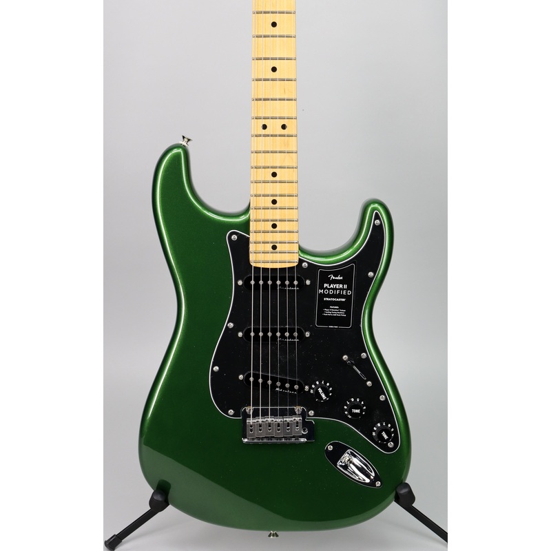 Amp Bundle Fender Player II Modified Stratocaster Maple Fingerboard Harvest Green Metallic + Fender Mustang LT25 Amplifier
