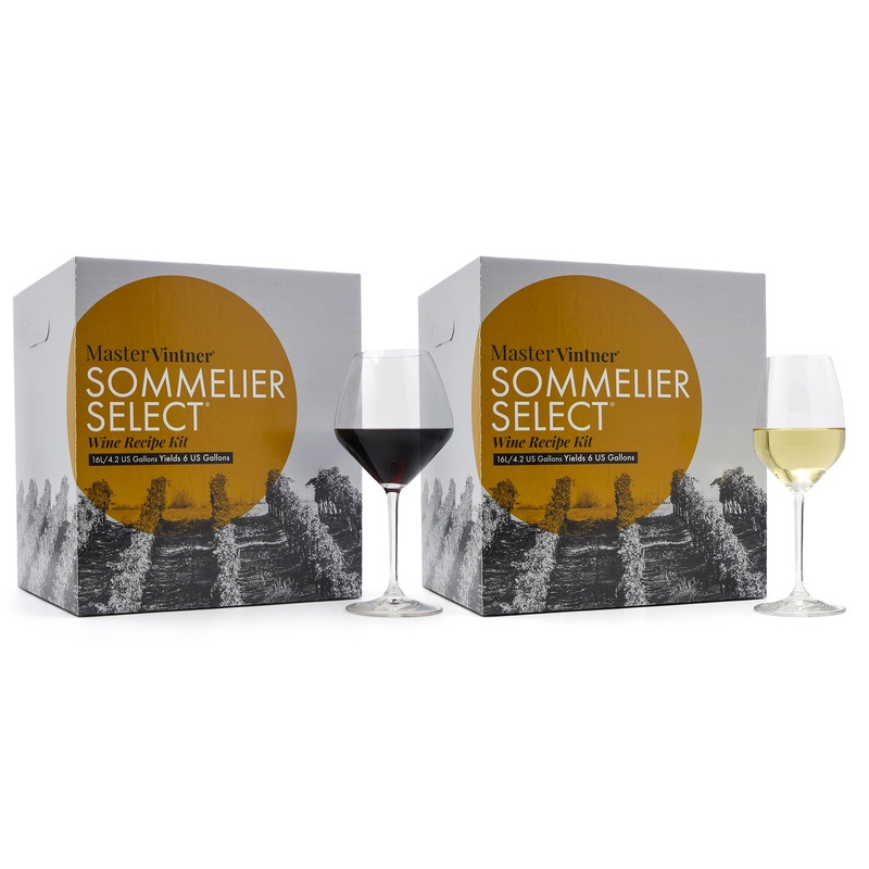 California Collection Wine Kits Master Vintner Sommelier Select Two Pack
