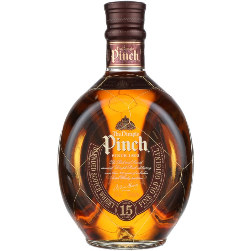 Dimple Pinch Blended Scotch 15 Yr 80 750Ml