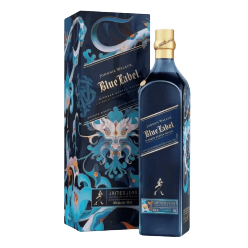 Johnnie Walker Blue Label Year of the Wood Dragon 2024 Limited Edition by James Jean Blended Scotch Whisky 750ml