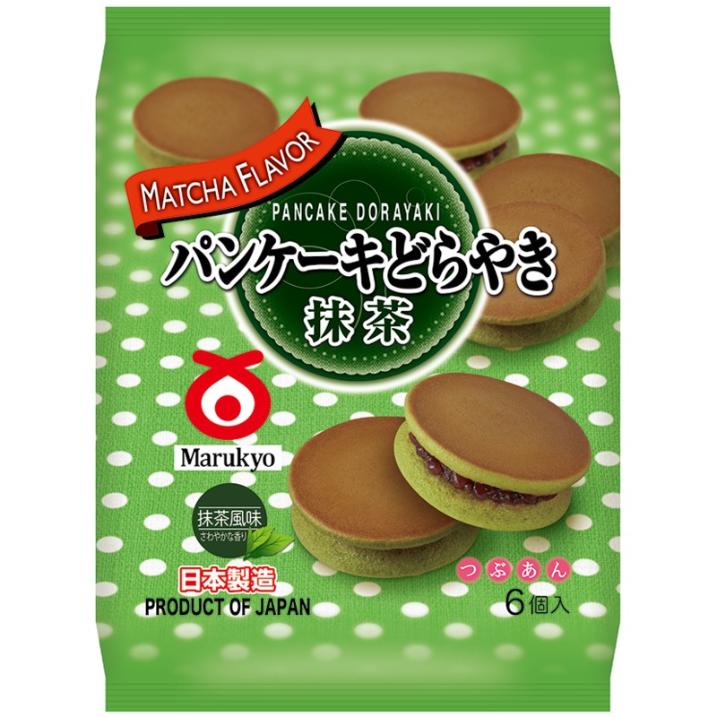 Pancake Dorayaki Matcha Flavour 6pcs