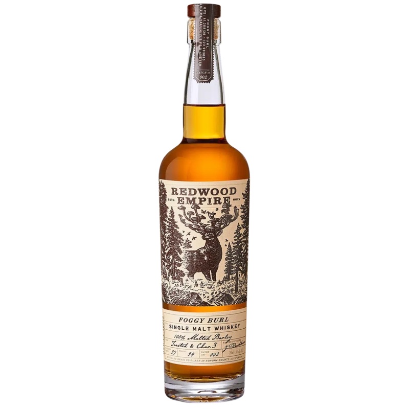 Redwood Empire Foggy Burl Single Malt Whiskey Batch 002