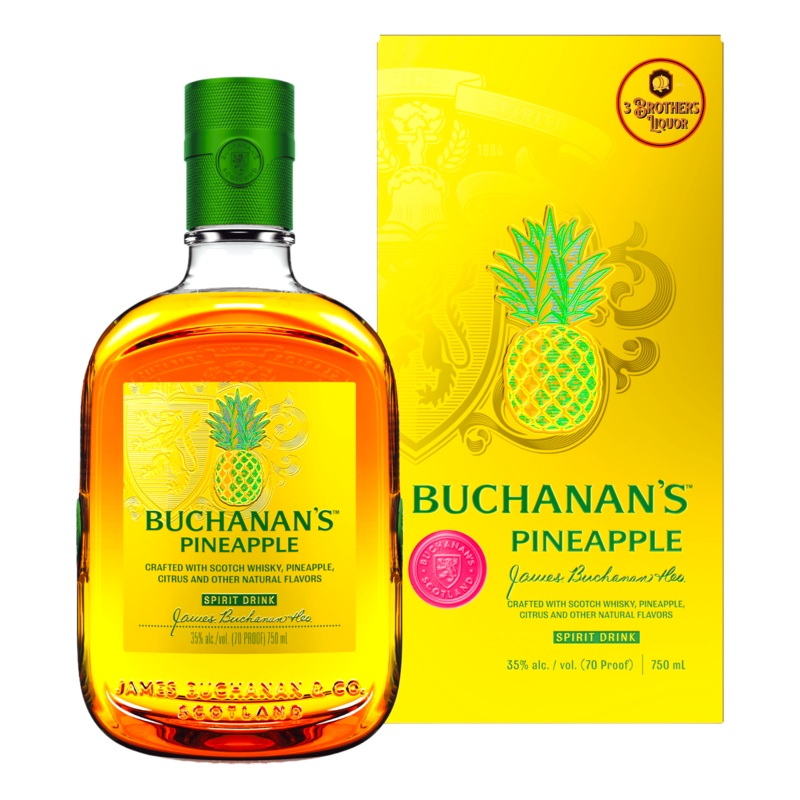 Buchanans Pineapple Flavored Scotch Whiskey (2023 Release)