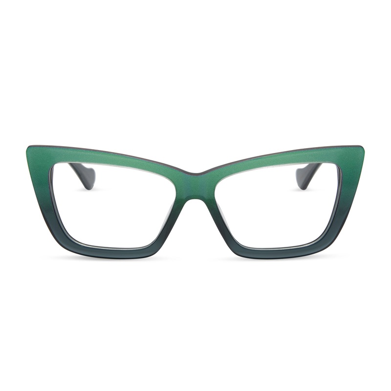 ELPHABA EMERALD - ENCHANTING EMERALD TO BLACK + GLASSES