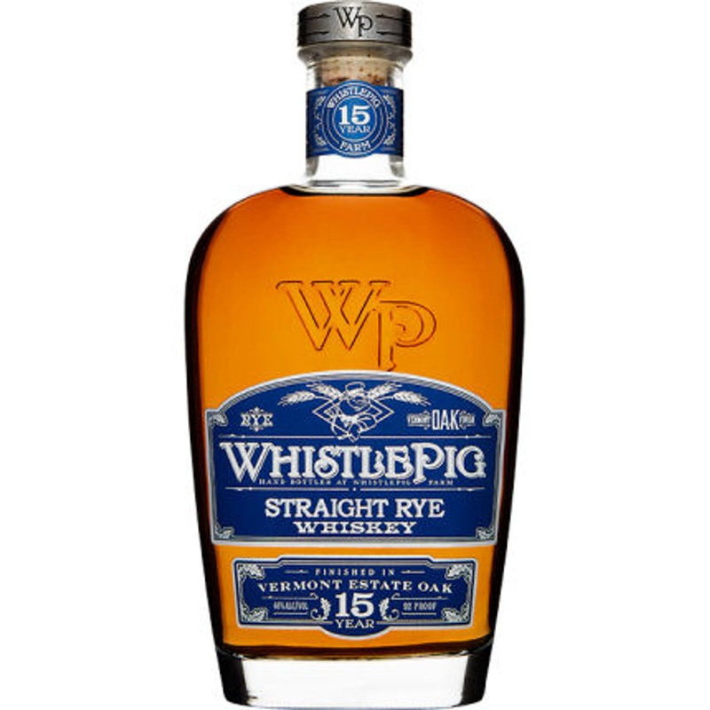 WhistlePig Vermont Oak 15 Year Old Straight Rye Whiskey 750ml