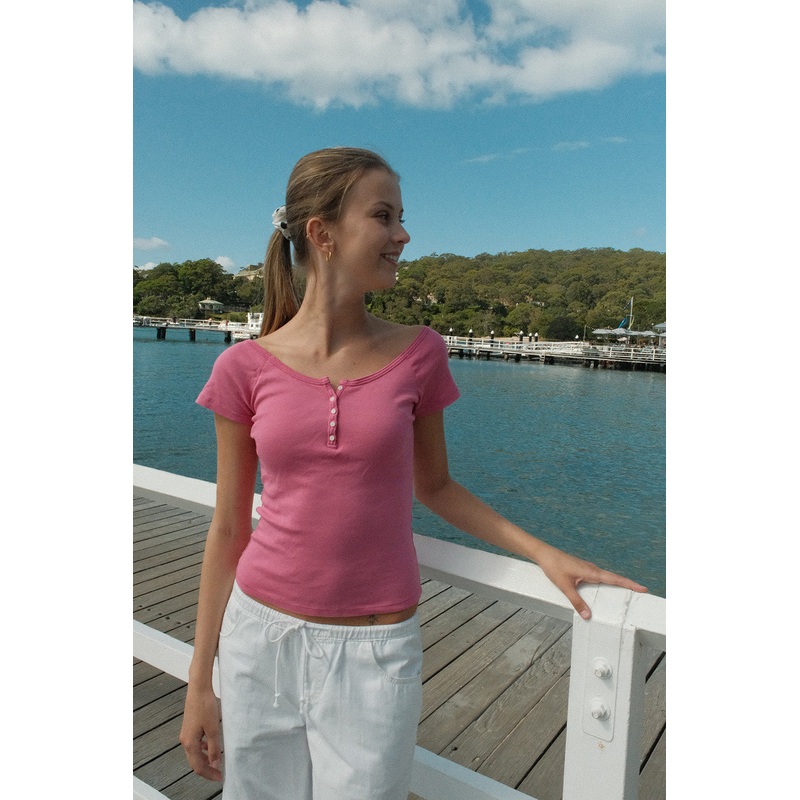 Zelly Top Fuchsia