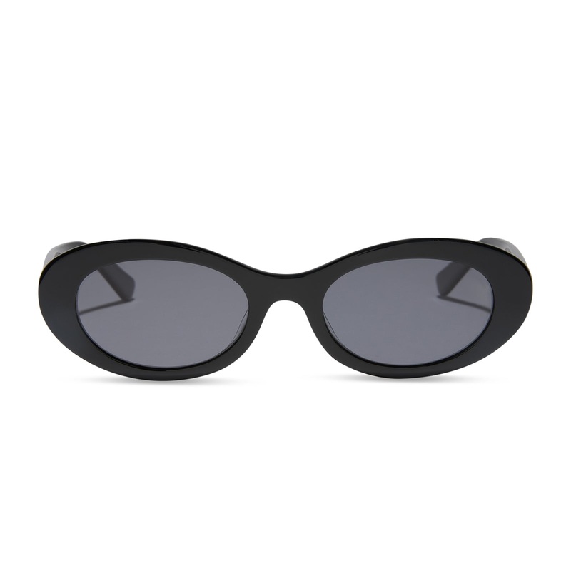SABRINA - BLACK + GREY + POLARIZED SUNGLASSES
