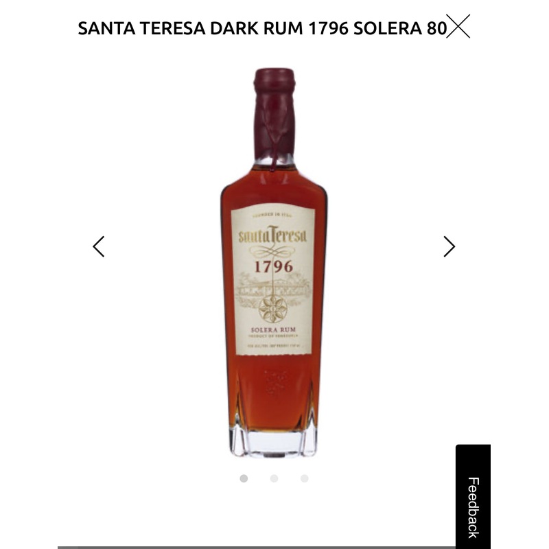 Santa Teresa 1796 Solera Rum 80