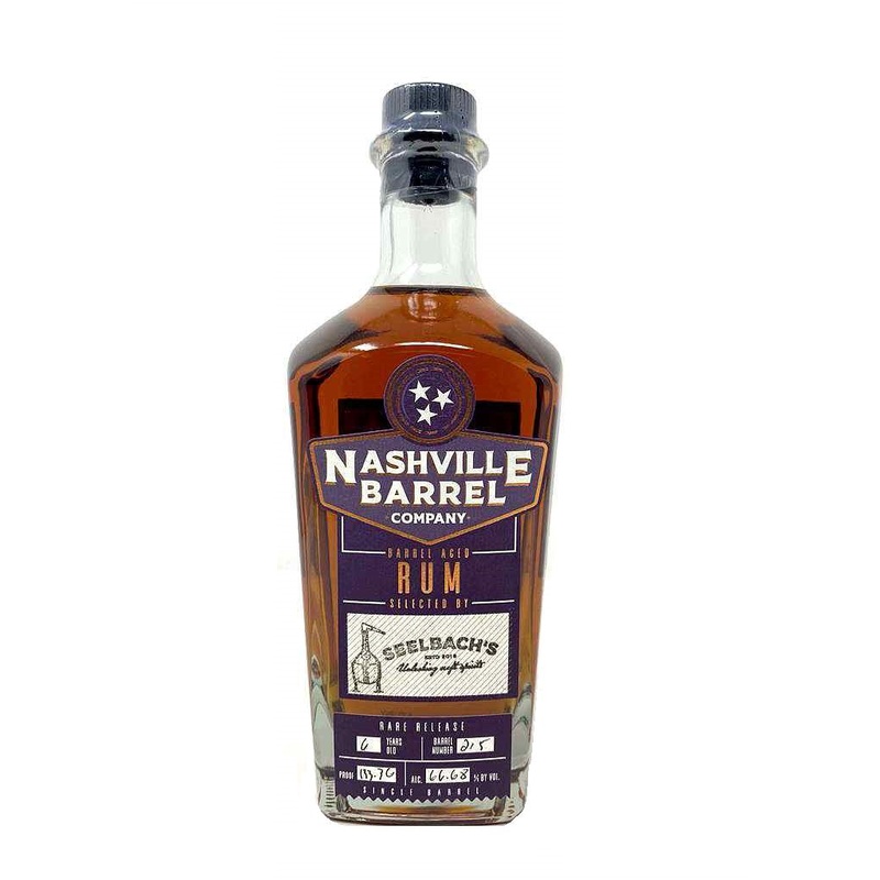 Nashville Barrel Co. Single Barrel Rum - Selected by Seelbach's