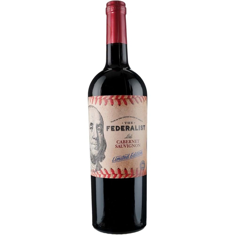 The Federalist Cabernet Sauvignon Baseball" Lodi