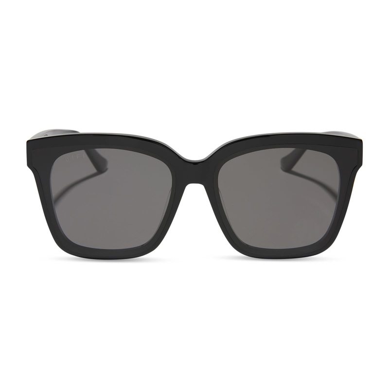 MEREDITH II - BLACK + GREY SUNGLASSES