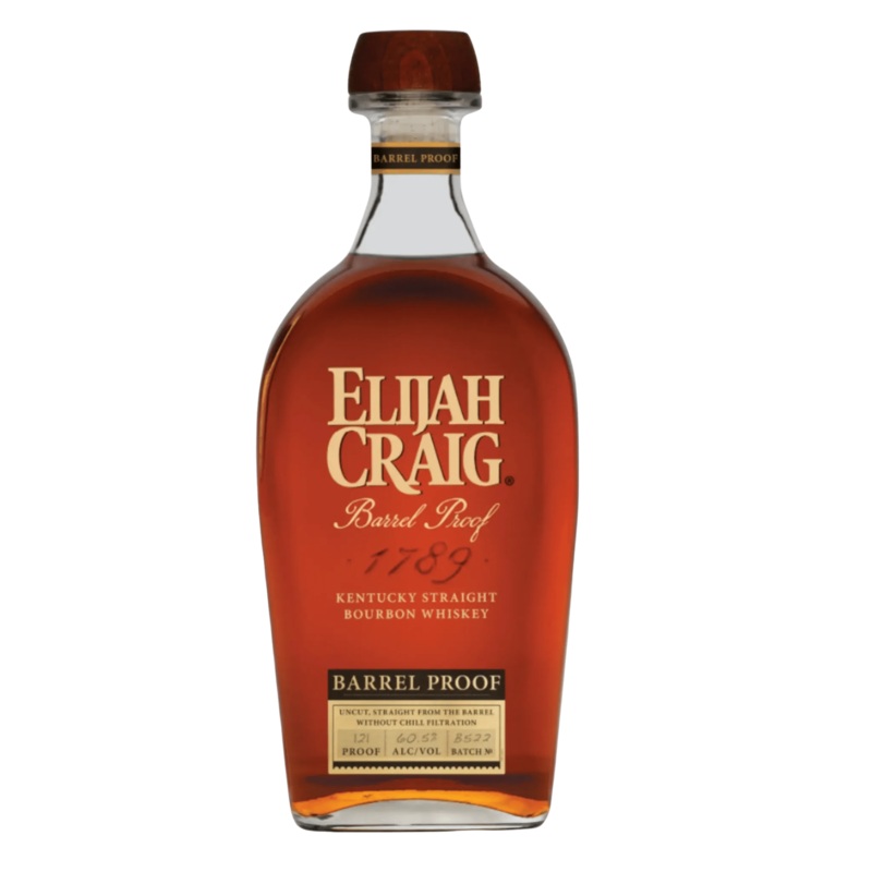Elijah Craig Batch B522 121 Proof Barrel Proof Kentucky Straight Bourbon Whiskey 750ml