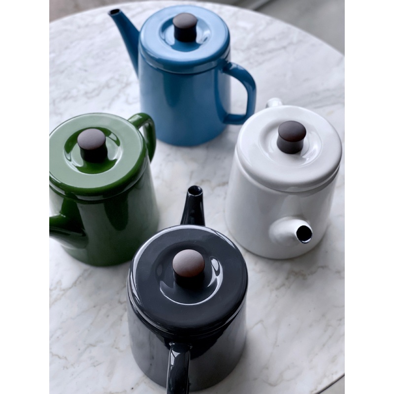Noda Horo Pottle Enamel Kettle Blue