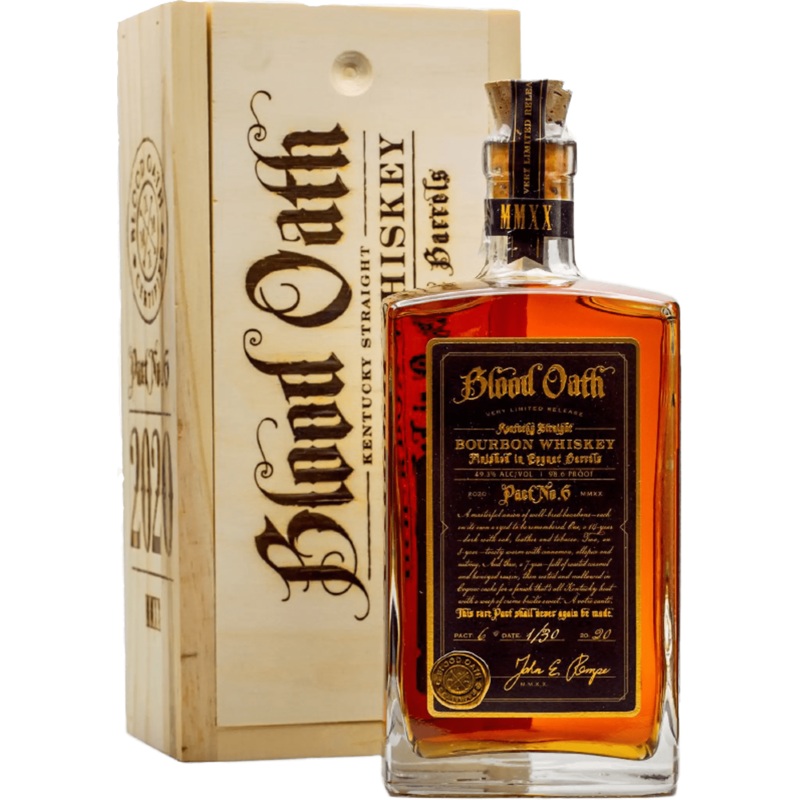 Blood Oath Pact No 6 Bourbon Whiskey 750ml