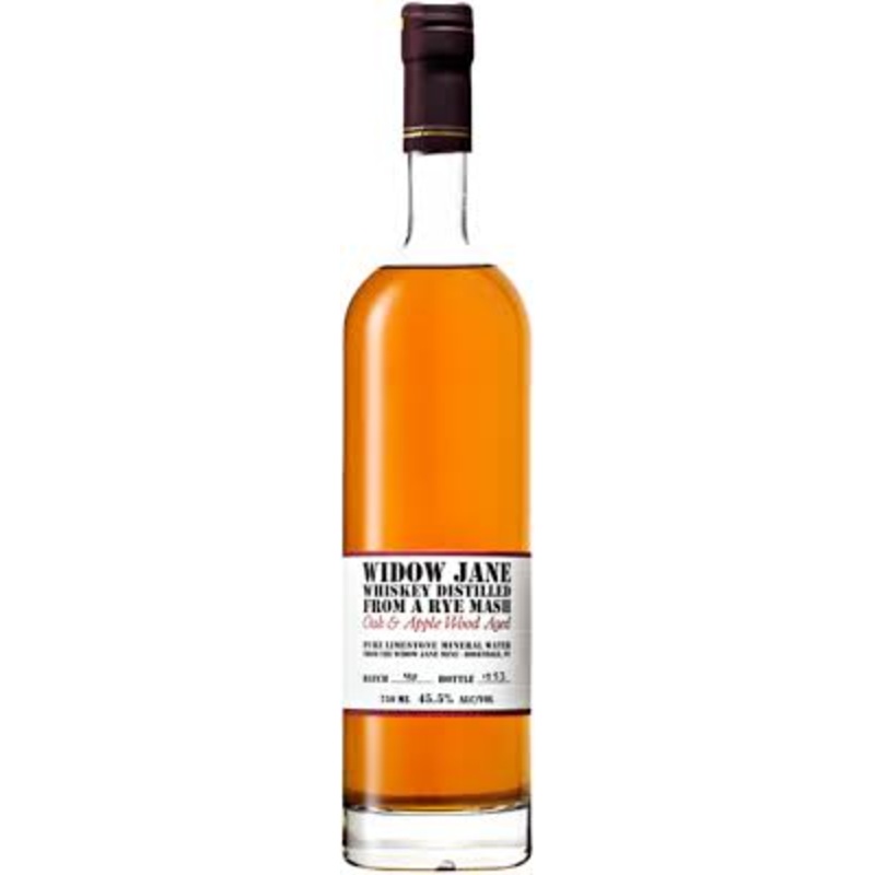 Widow Jane Oak & Apple Wood Aged Rye Mash Whiskey 750ml