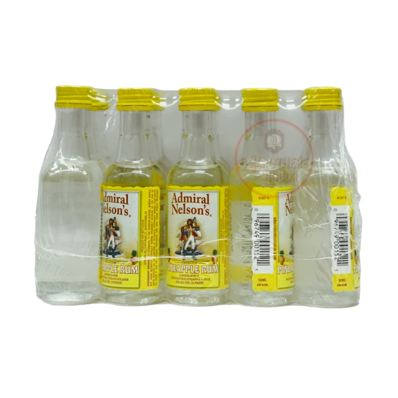 Admiral Nelson's Pineapple Flavored Rum Mini Shots (15 Of 50ML)