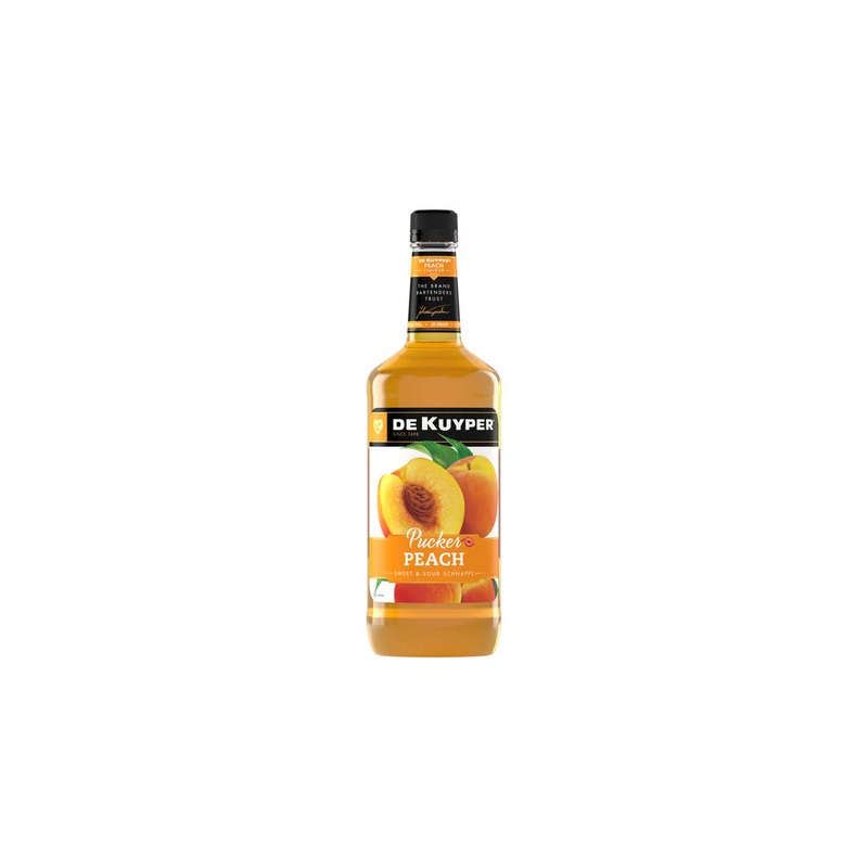 De Kuyper Pucker Peach Schnapps Liqueur 1Lt