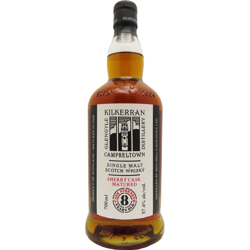 Kilkerran 8 Year Old Cask Strength Sherry Cask Matured