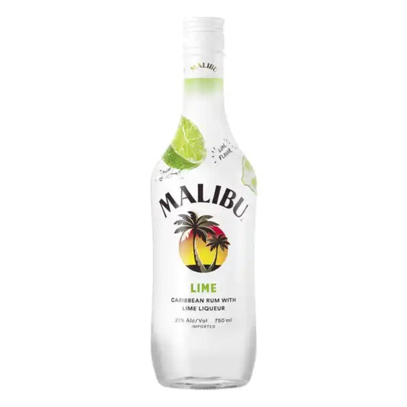 Malibu Lime Caribbean Rum With Lime Liqueur