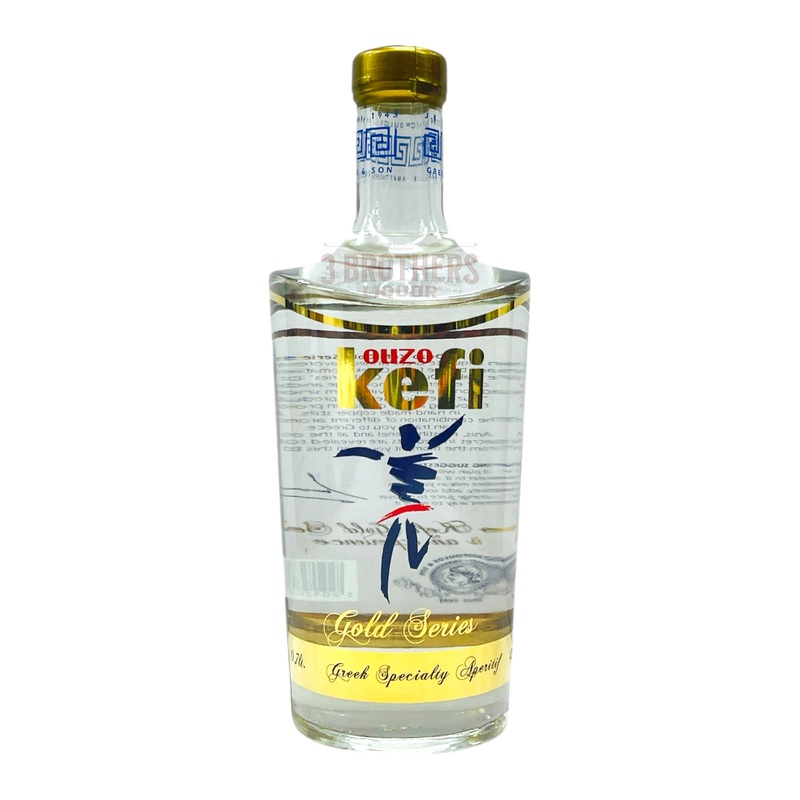 Ouzo Kefi Gold Series Greek Specialty Arak
