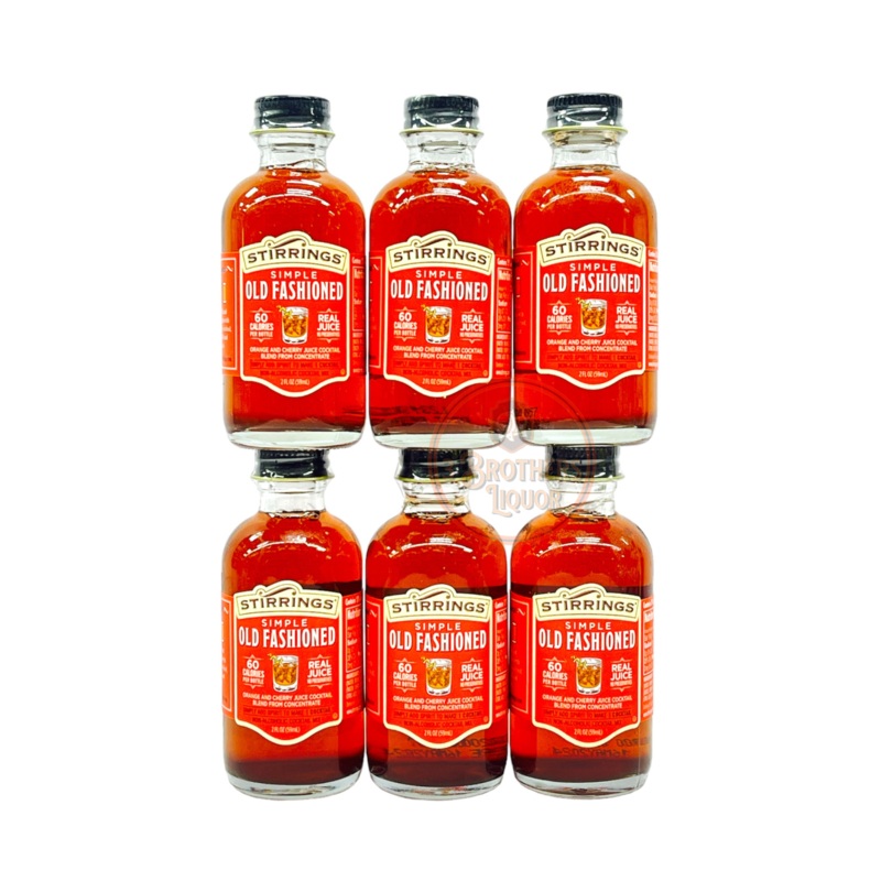 Stirrings Simple Old Fashioned Non-Alcoholic Cocktail Mini Shots (6 Of 59ML)
